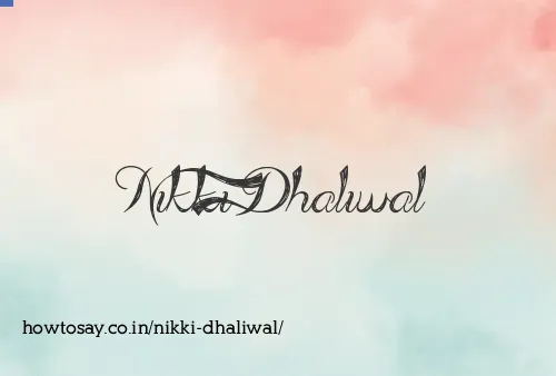 Nikki Dhaliwal