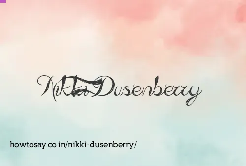Nikki Dusenberry