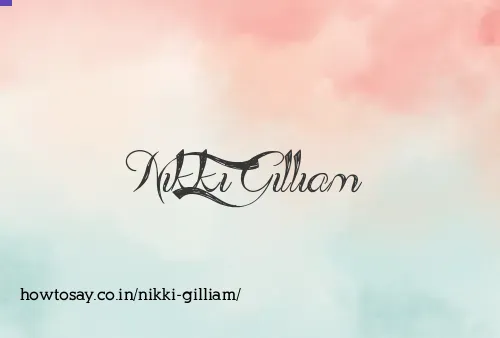 Nikki Gilliam