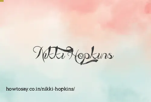 Nikki Hopkins