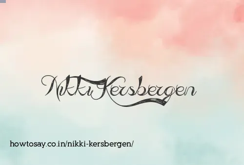 Nikki Kersbergen