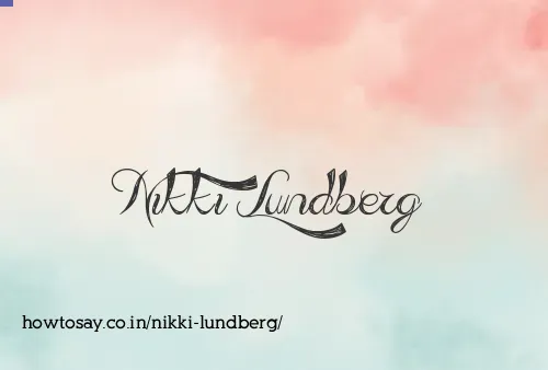 Nikki Lundberg