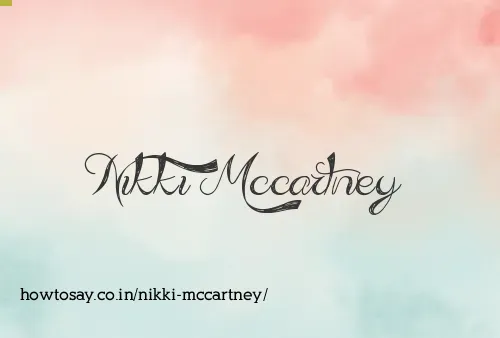 Nikki Mccartney
