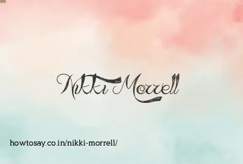 Nikki Morrell