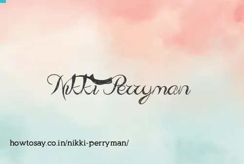 Nikki Perryman