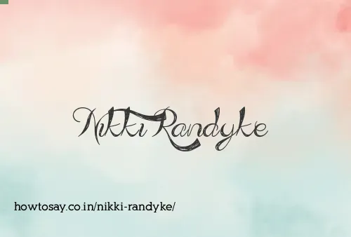 Nikki Randyke