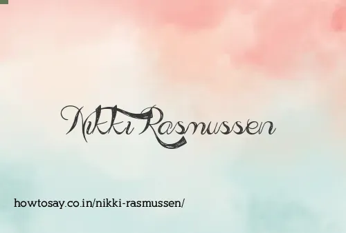 Nikki Rasmussen