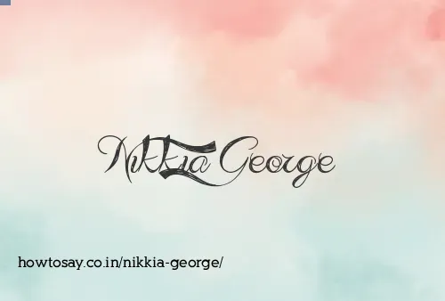 Nikkia George