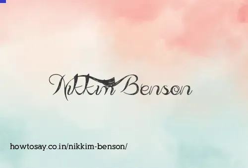 Nikkim Benson