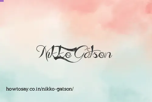 Nikko Gatson