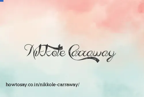 Nikkole Carraway