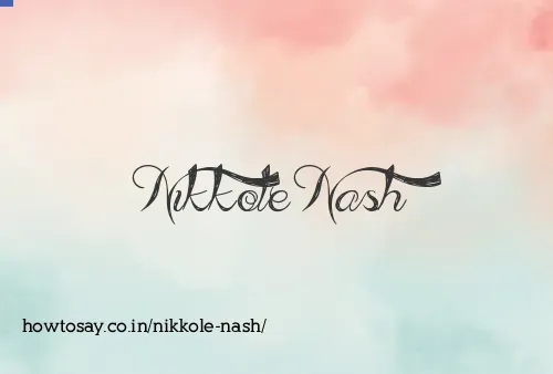 Nikkole Nash