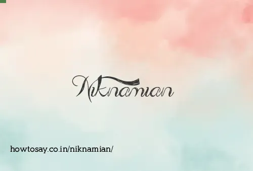 Niknamian
