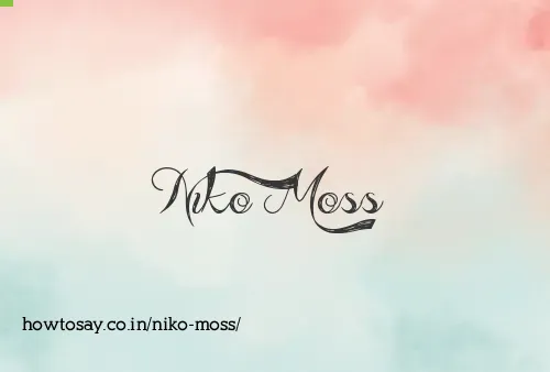 Niko Moss