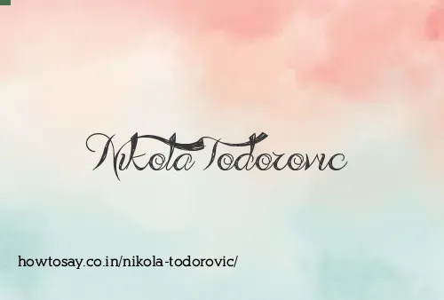 Nikola Todorovic