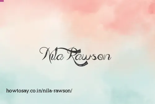 Nila Rawson
