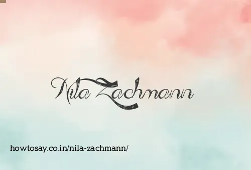 Nila Zachmann