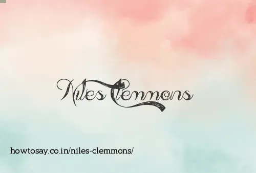 Niles Clemmons