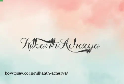 Nilkanth Acharya