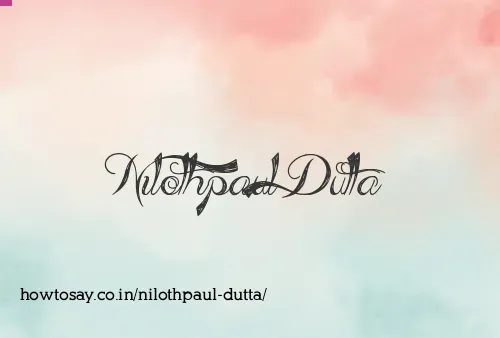 Nilothpaul Dutta