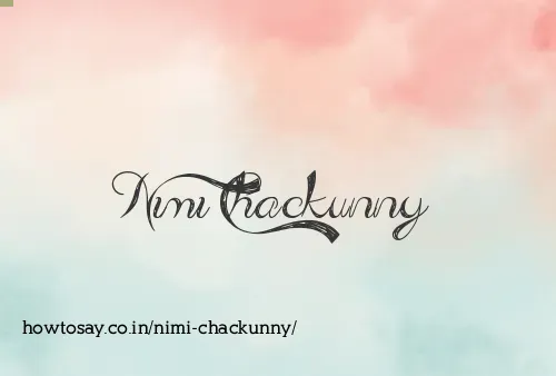 Nimi Chackunny