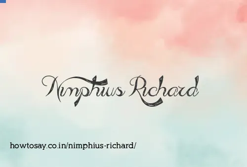 Nimphius Richard