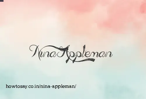 Nina Appleman
