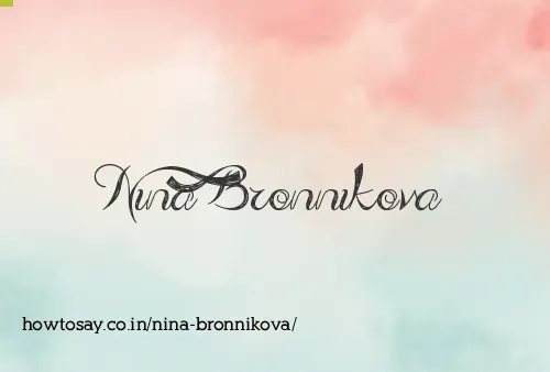 Nina Bronnikova