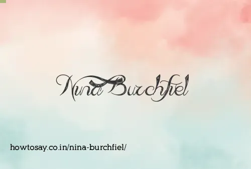 Nina Burchfiel