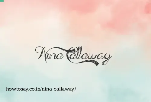 Nina Callaway