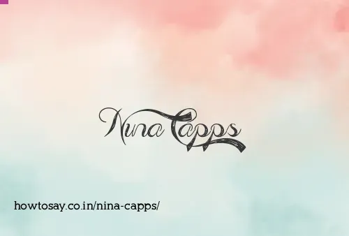 Nina Capps