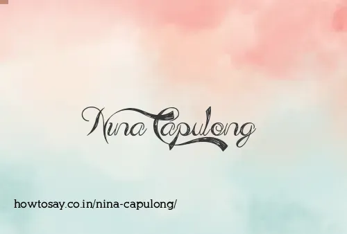 Nina Capulong