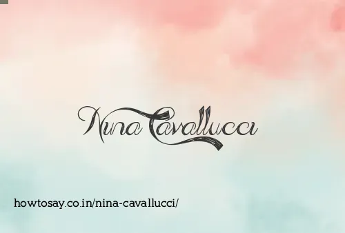Nina Cavallucci
