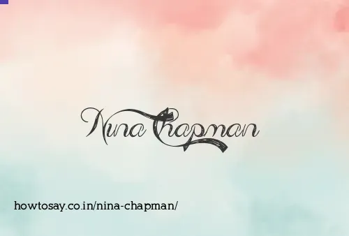 Nina Chapman