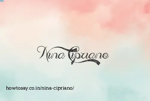 Nina Cipriano