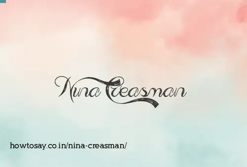 Nina Creasman