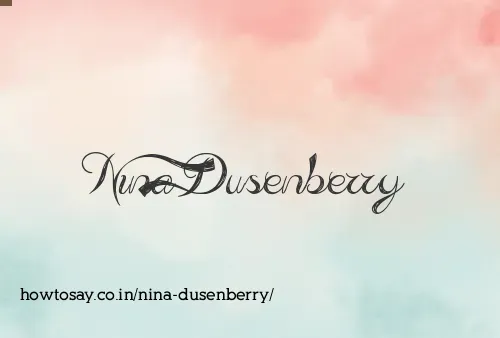 Nina Dusenberry