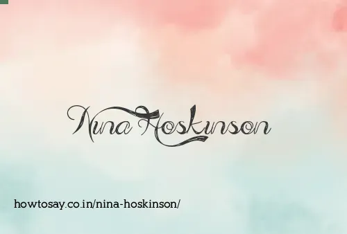 Nina Hoskinson