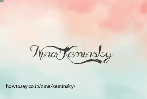 Nina Kaminsky