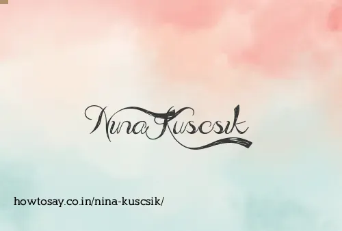 Nina Kuscsik