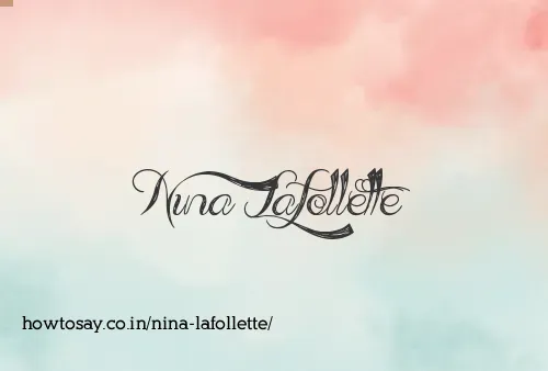 Nina Lafollette