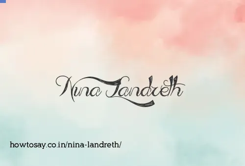 Nina Landreth