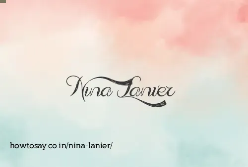 Nina Lanier