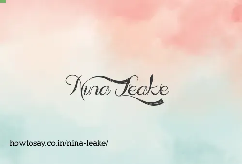 Nina Leake