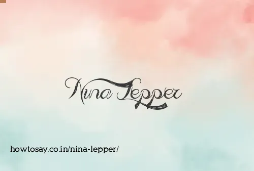 Nina Lepper