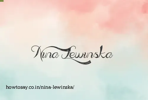 Nina Lewinska