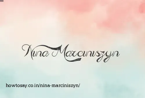 Nina Marciniszyn