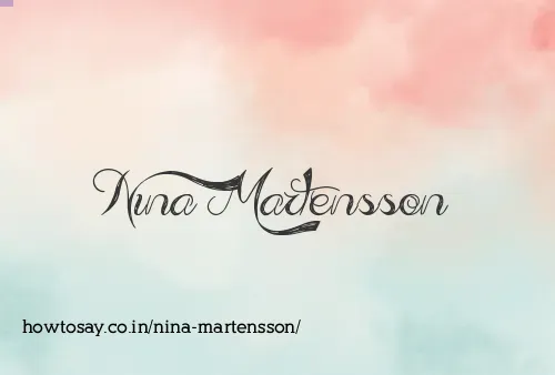 Nina Martensson