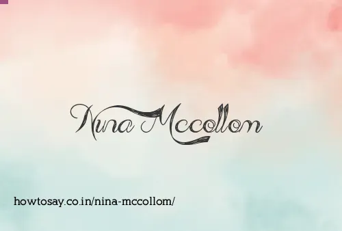 Nina Mccollom