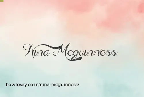 Nina Mcguinness